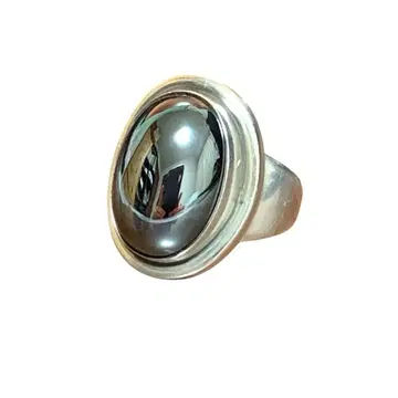 [ 새상품급 8호 ] 조지 젠슨 46A 헤마타이트 반지