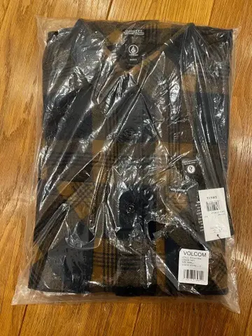 VOLCOM SHADE STONE L/S 플란넬 셔츠 S 네이비/카키