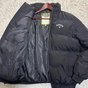 새상품급 캘러웨이 다운 자켓 3XL 블랙 와펜 골프웨어