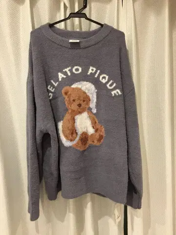 Gelato Pique GOOD NIGHT BEAR 자카드 풀오버