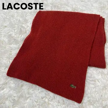 LACOSTE 라코스테 머플러 자수 로고