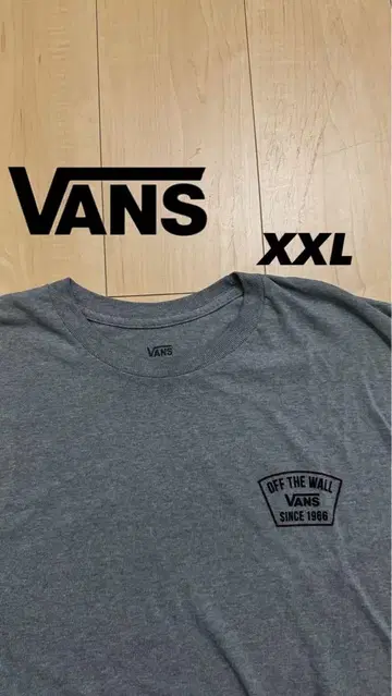 VANS T셔츠 XXL 그레이
