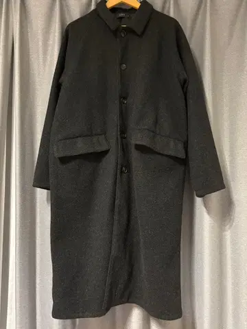 LUCY 오버코트 블랙 L 사이즈