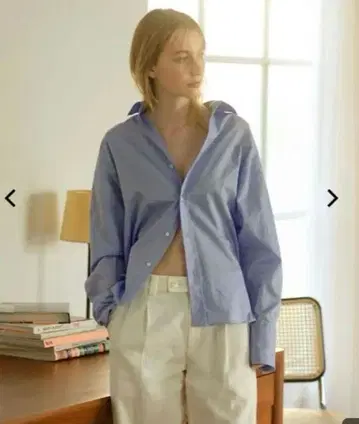 [ marno ] Amy shirt Blue 마루바야시 히로나