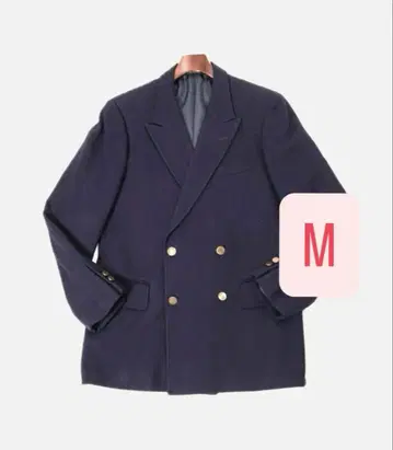 컨디션 최상 뉴요커 테일러드 자켓 네이비 골드 버튼 네이비