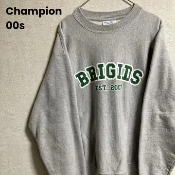 00s Champion 리버스 위브 맨투맨 BRIGIDS 2007