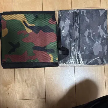 대용량 카모 패턴 메쉬 토트백 2종류