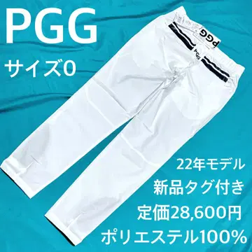 택 포함 새상품 PGG 골프 팬츠 화이트 22 모델 고기능 소재