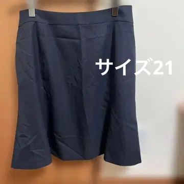 스트레치 플레어 스커트 네이비 사이즈 21