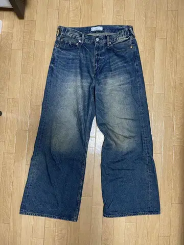 레이지블루 와이드 플레어 데님