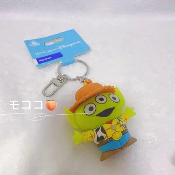 홍콩 디즈니 키체인 리틀 그린맨 토이스토리 우디