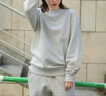 Champion USA 코튼 맨투맨 속기모 트레이닝복 L