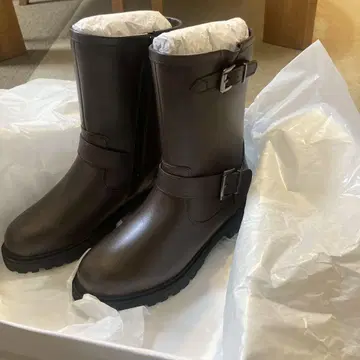 ALPHA CUBIC 리얼 가죽 엔지니어 부츠 오늘만 가격 인하