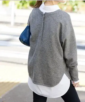 저널 스탠다드 2WAY 니트 미사용품 캐시미어 혼방