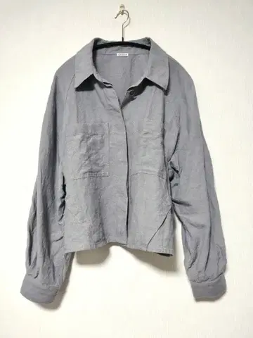 드레스레이브 린넨 블루종 그레이