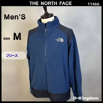 따뜻한 THE NORTH FACE 플리스 자켓 네이비 블루 466