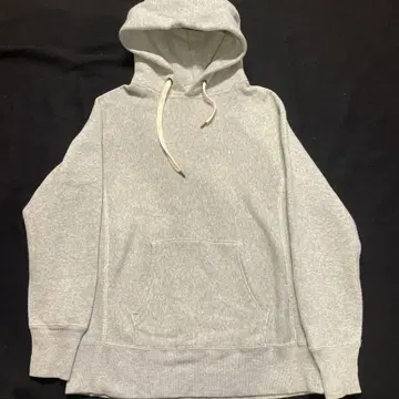 Champion 그레이 후드 부착 후드티 파랑 택