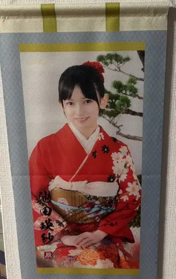 이케다 에레나 친필 노기페스 오리지널 족자 태피스트리