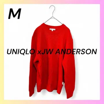 [ 새상품 ] UNIQLO xJW ANDERSON 오렌지 리브 스웨터 M