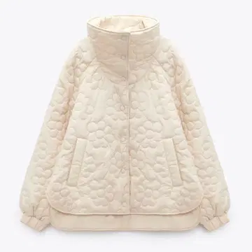 자라 ZARA 플라워 퀼팅 자켓 H&M
