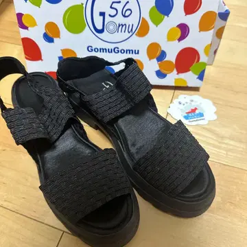 [ 새상품 ] G56 Gomugomu 블랙 슬립온 L 24cm