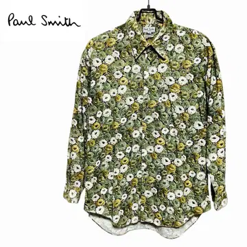 Paul Smith 폴스미스 이탈리아제 꽃무늬 원단 코듀로이 셔츠 M