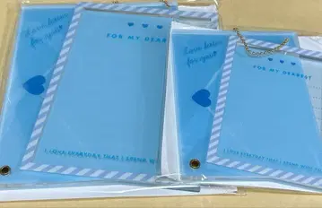 캐릭터 복권 후쿠야 러브레터 블루 세트