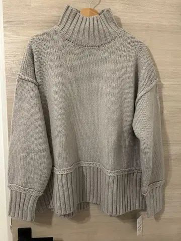 FREAK'S STORE 그레이 하이넥 니트 스웨터 새상품