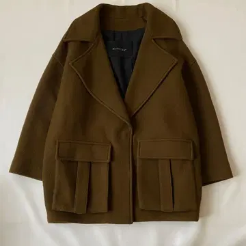 [ 새상품급 ] 블랑카 피코트 여배우 옷깃 캐시미어 혼방 이탈리아제 울