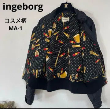 ingeborg 잉게보그 화장품 패턴 퀼팅 MA-1 핑크하우스