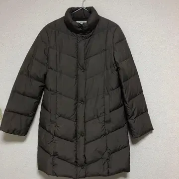 [ 새상품급 ] 퀼팅 롱 다운 자켓 브라운 9호