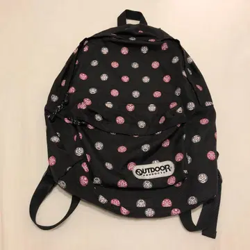 OUTDOOR PRODUCTS 도트 무늬 백팩