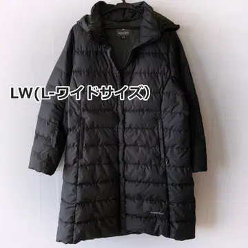 새상품급 몽벨 트래블 다운 롱 코트 블랙 레어 사이즈 루즈핏 L 와이드