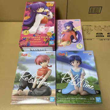 란마 1/2 피규어 4개 묶음 판매 미개봉 새상품