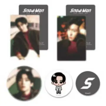 SnowMan 스노 대만 타이베이 팝업 메구로 렌 캔뱃지 트레이딩 카드