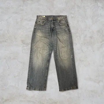 ZARA 와이드 스트레이트 청바지 인디고 EUR42 y2k