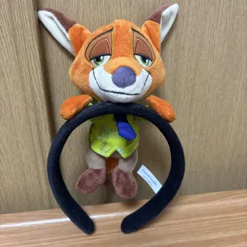 닉 와일드 봉제 인형 머리띠
