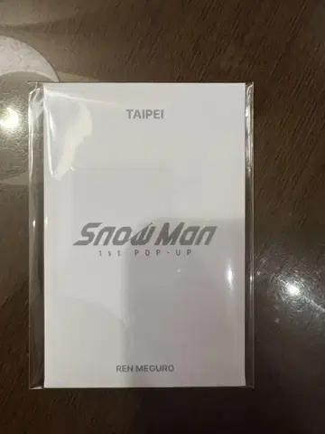 SnowMan 메구로 렌 타이베이 POPUP 포토 카드 팩