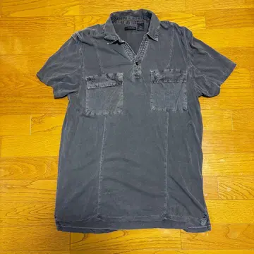 DKNY JEANS 그레이 피케 셔츠 US L