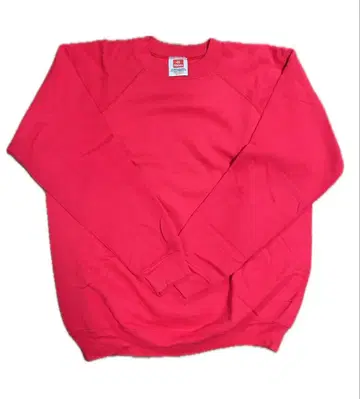 90s usa Hanes 헤인즈 래글런 맨투맨 빨간색 레드