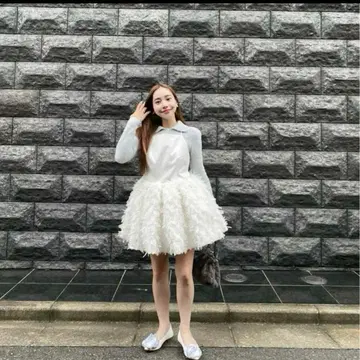 bibiy CELESTINE DRESS 화이트