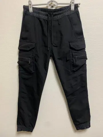 ZARA 블랙 카고 팬츠 S 사이즈
