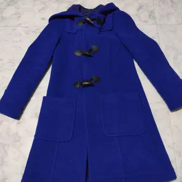 영국제 새상품급 LONDON TRADITION 후드 부착 더플 코트 파랑