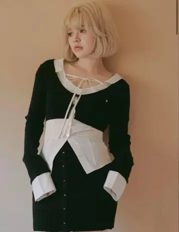 andmary Katy blouse set up black