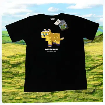Minecraft 마인크래프트 야생 고양이 T셔츠 게임T셔츠