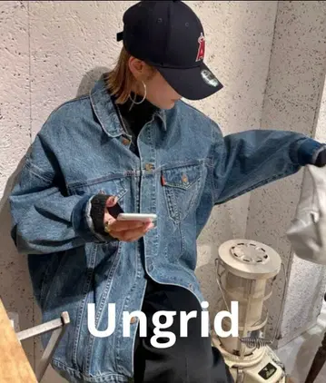 Ungrid 빅 실루엣 데님 자켓 블루