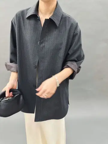 완판 시착 무 NODAS for LULU 셔츠 자켓 에디트 포 룰루