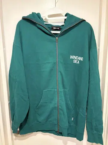 WINDAND SEA 그린 집업 후드티