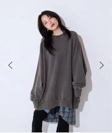 지나시스 서스티나블 빈티지 우라케 BIG 풀오버