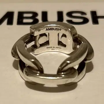 AMBUSH 실버 반지 L 사이즈